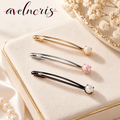 Avelnoris™ Pearl Accent Slim Hair Barrette Set