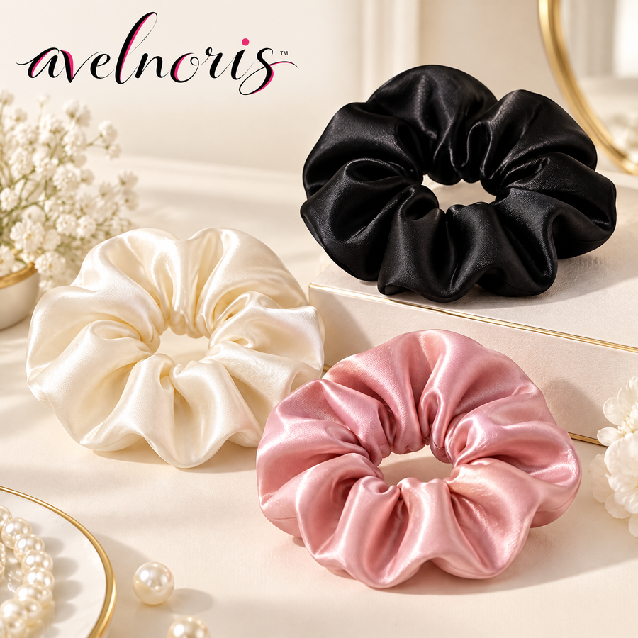 Avelnoris Scrunchies and Hair Ties