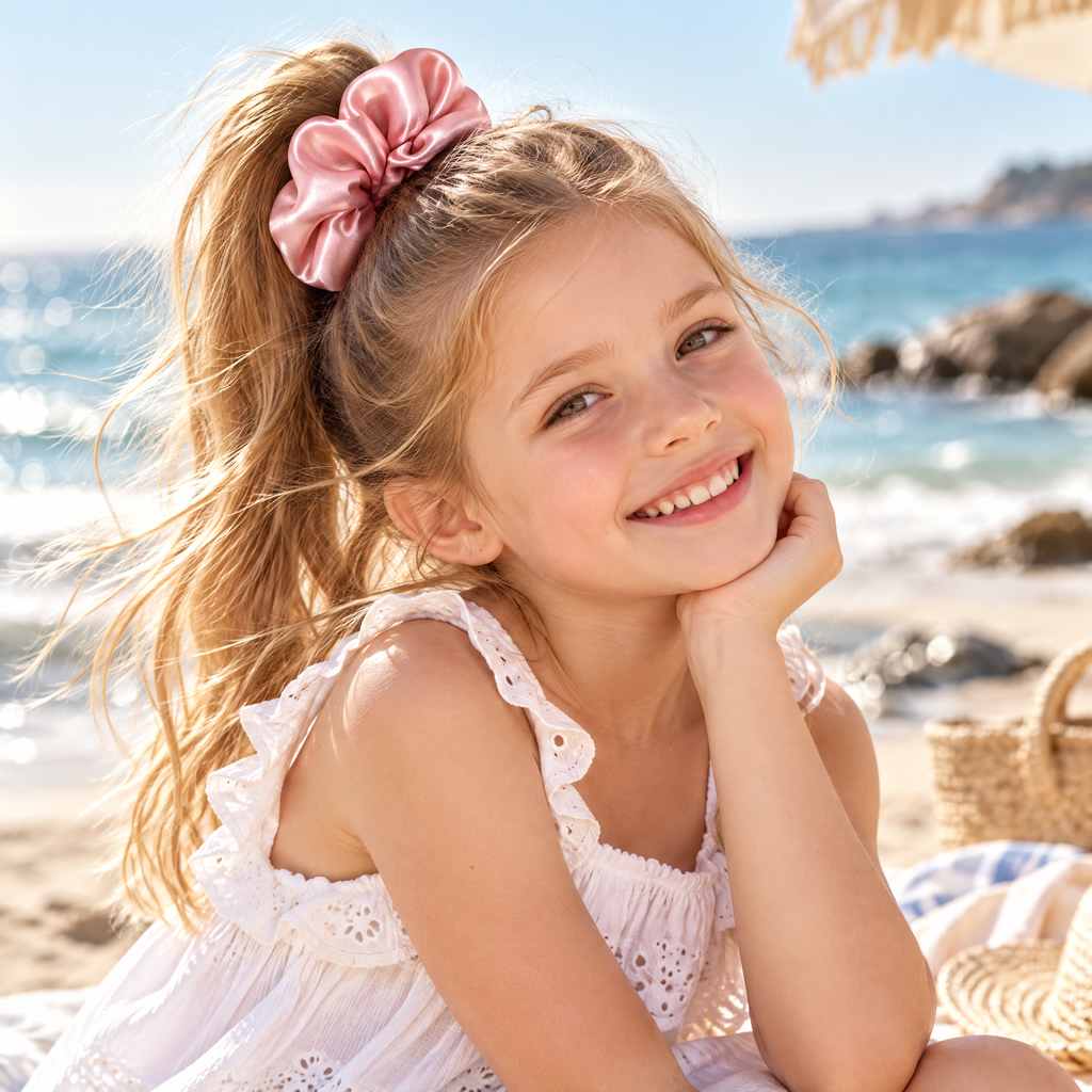 Avelnoris™ Classic Satin Oversized Scrunchie Set