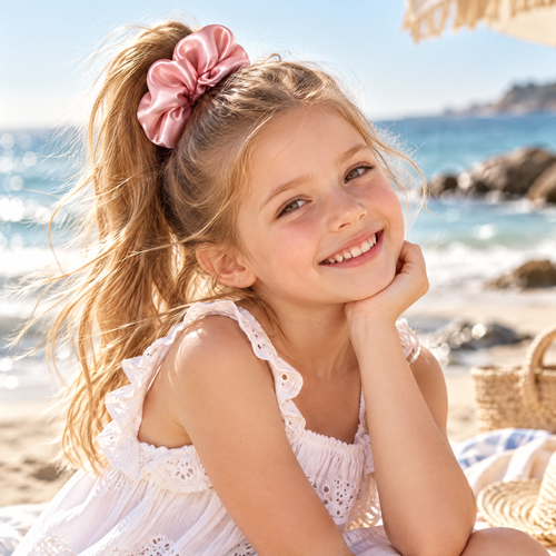 Avelnoris™ Classic Satin Oversized Scrunchie Set