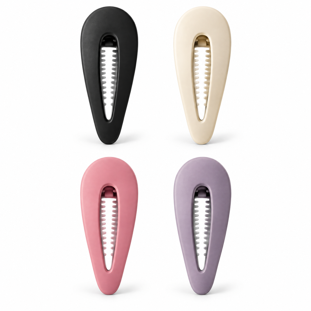 Avelnoris™ Matte Teardrop Snap Clip Set