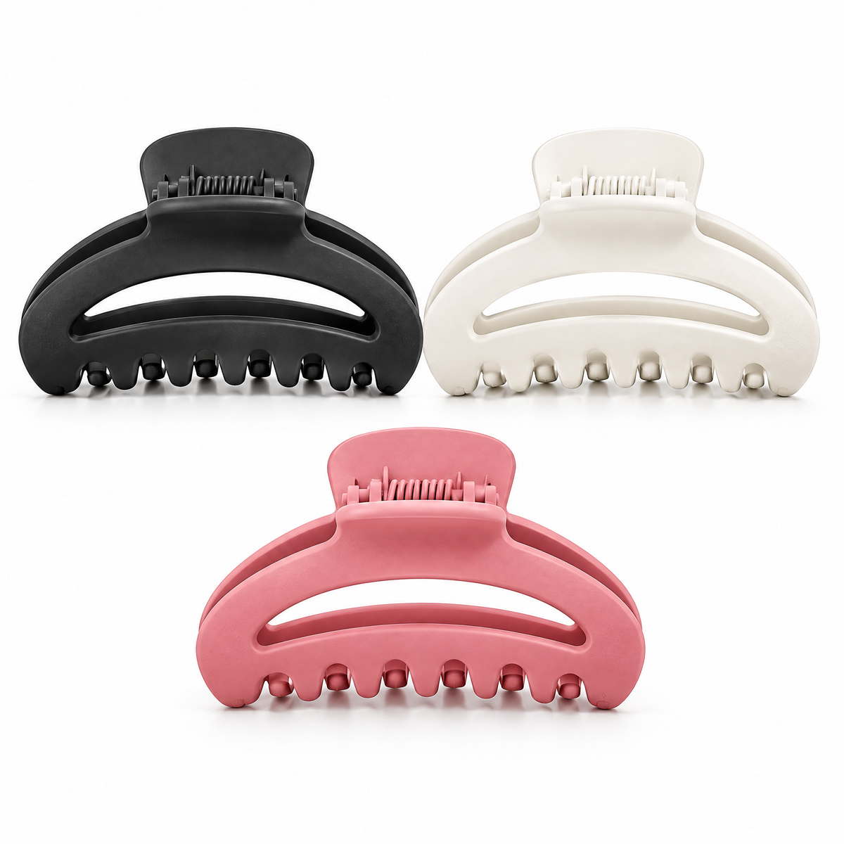 Avelnoris™ Large Matte Open Claw Clip Set